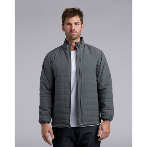 BYLT Harbor Puffer Jacket Full-Zip-Up Long Sleeves Collared Mens Size M - Picture 1 of 10